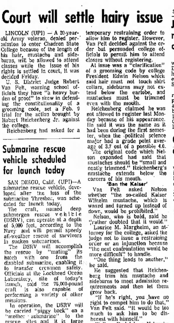 Clipping from The Columbus Telegram